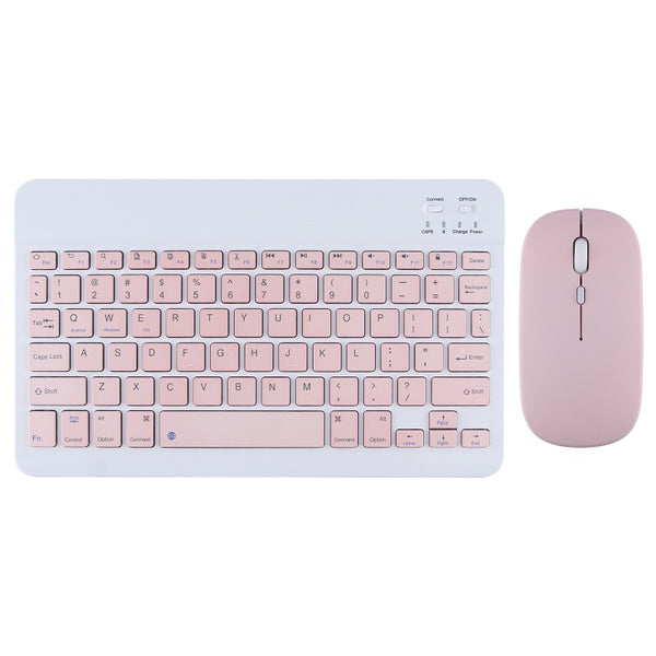 Tablet Wireless Keyboard and Mouse for iPad Computer Accessories Pink - DailySale