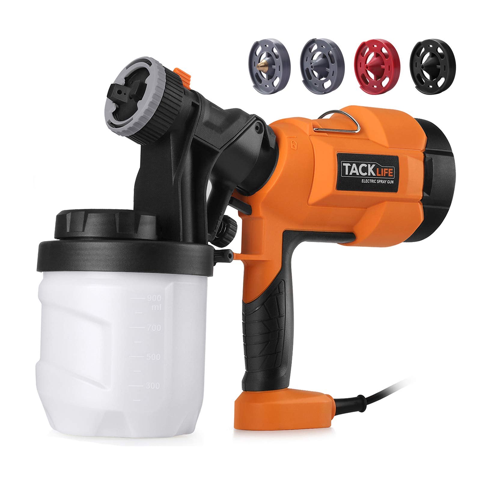 TACKLIFE Paint Sprayer, High Power HVLP Home Electric Paint Gun Home Improvement - DailySale