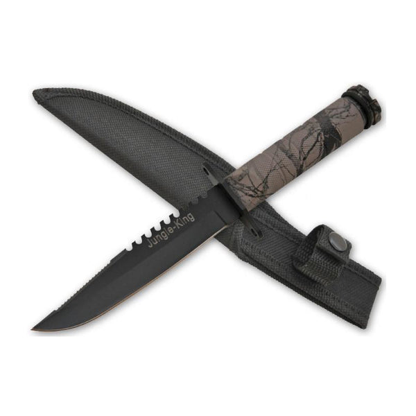 Tactical Jungle King Survival Knife with Holster Tactical - DailySale