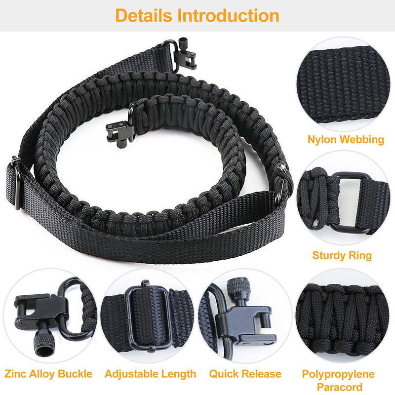 Tactical Paracord Sling - Adjustable Paracord Strap Tactical - DailySale