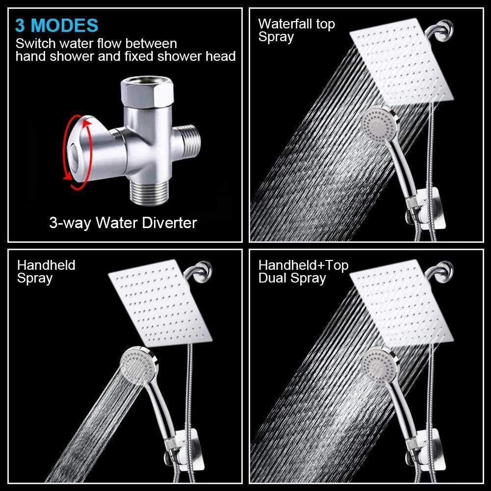 Taiker Stainless Steel Shower Head/Handheld Combination Bath - DailySale