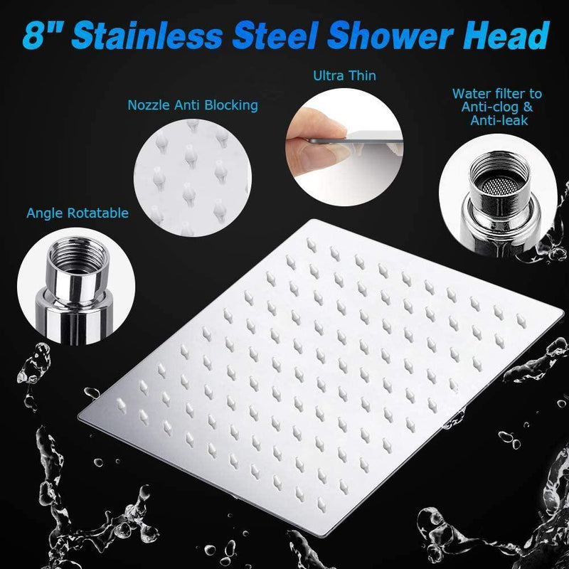 Taiker Stainless Steel Shower Head/Handheld Combination Bath - DailySale