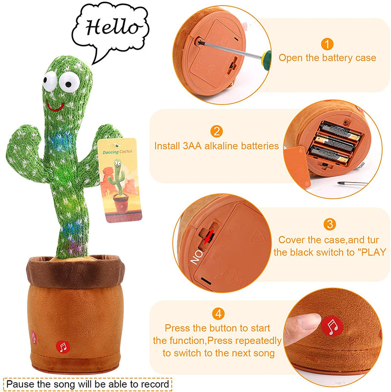 Talking Dancing Cactus Toys & Games - DailySale