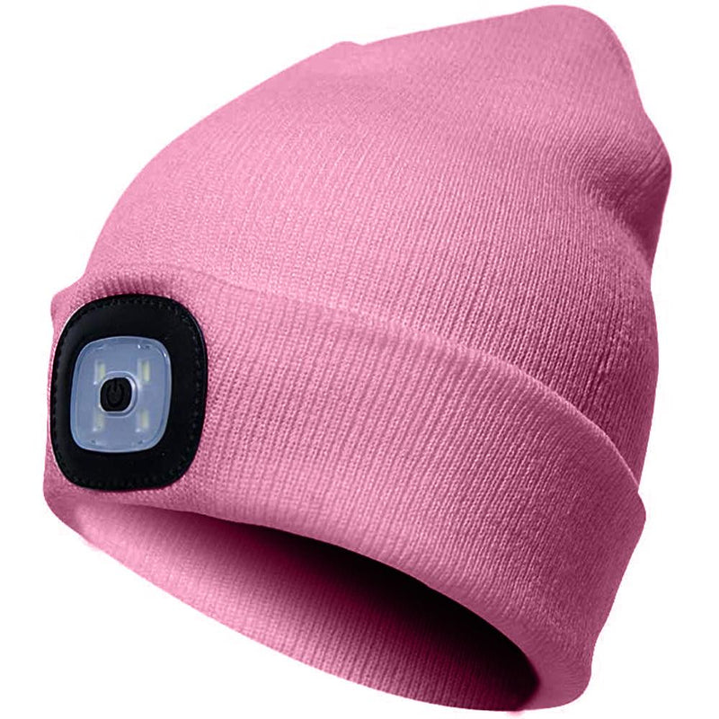TANGCISON LED Lighted Beanie Hat Sports & Outdoors Pink - DailySale