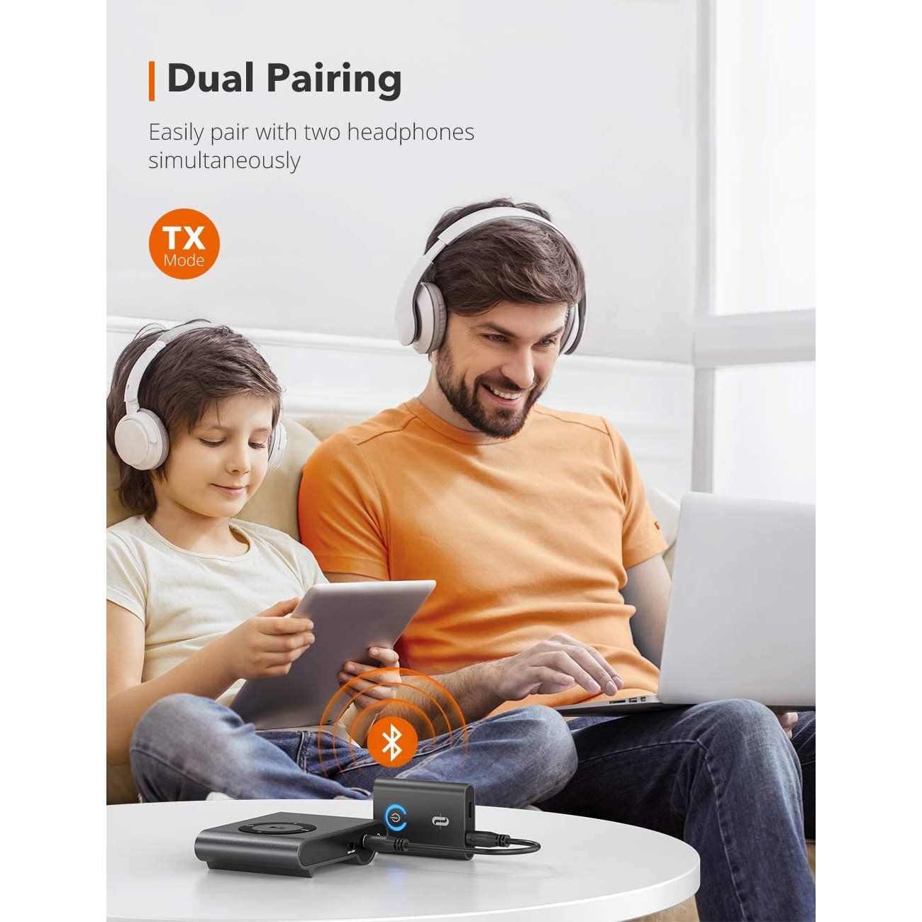 TaoTronics Bluetooth 5.0 Transmitter and Receiver Headphones & Audio - DailySale