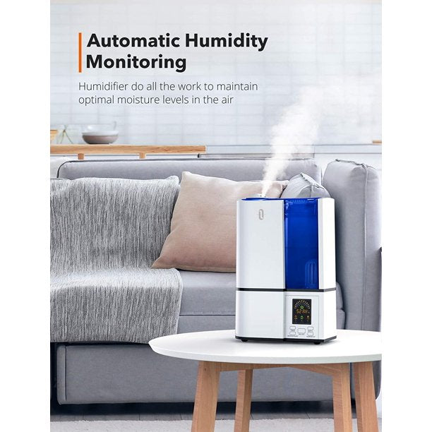 Taotronics Humidifiers 4L Cool Mist Ultrasonic Humidifier Wellness - DailySale