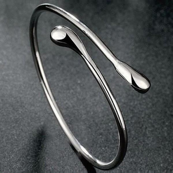 Teardrop Bangle in Sterling Silver Jewelry - DailySale