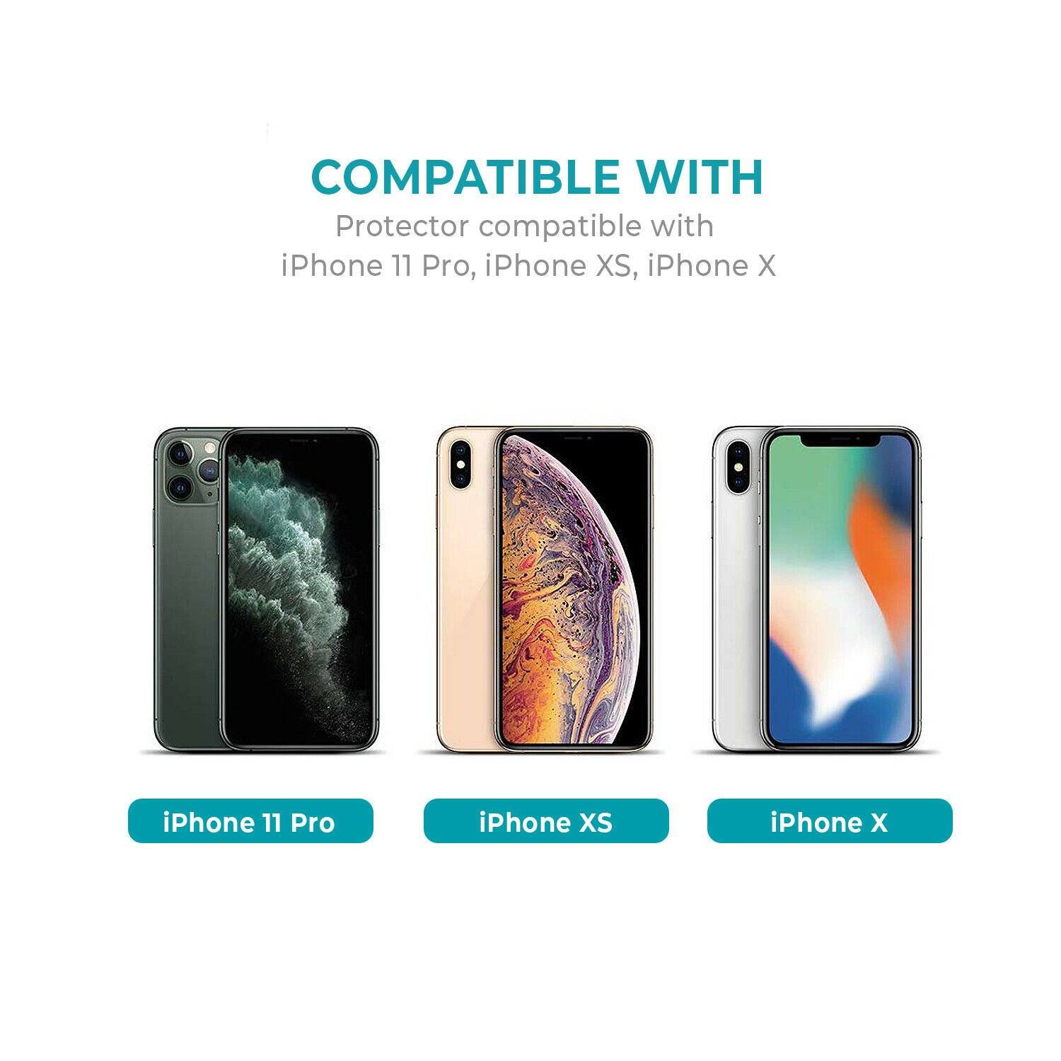 Tempered Glass for iPhone 11 Pro, XS and X Mobile Accessories - DailySale