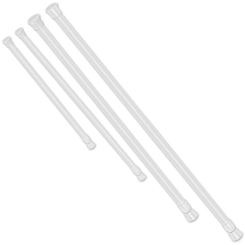 Tension Curtain Rod Spring Load Adjustable Curtain Pole Lighting & Decor - DailySale