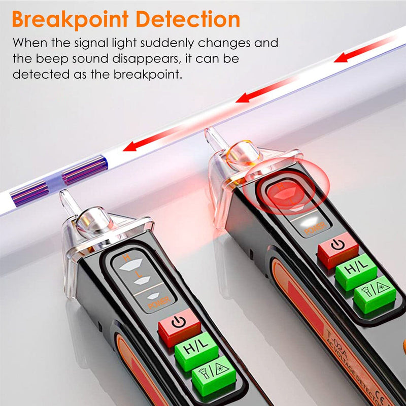 Test Pen Circuit Detector Tester Dual Range 12V/48V-1000V Breakpoint Finder Home Improvement - DailySale