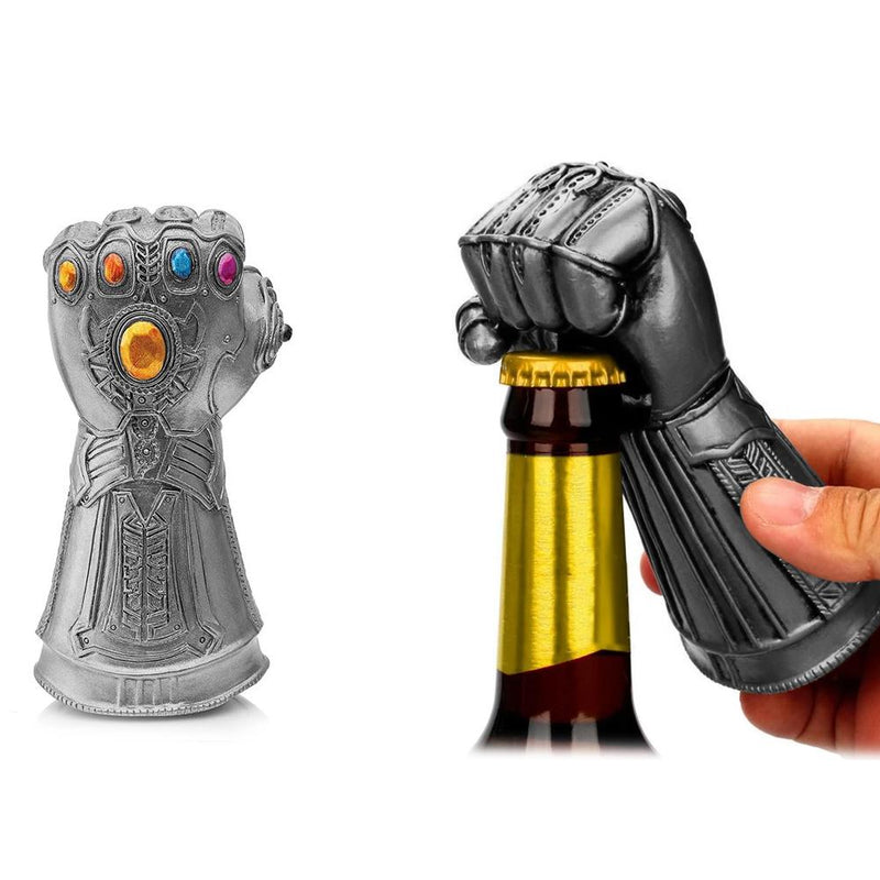 Thanos Infinity Gauntlet Beer Bottle Opener Kitchen & Dining Silver - DailySale