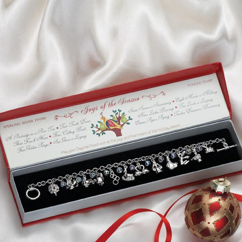 The 12 Days of Christmas Charm Bracelet Bracelets - DailySale
