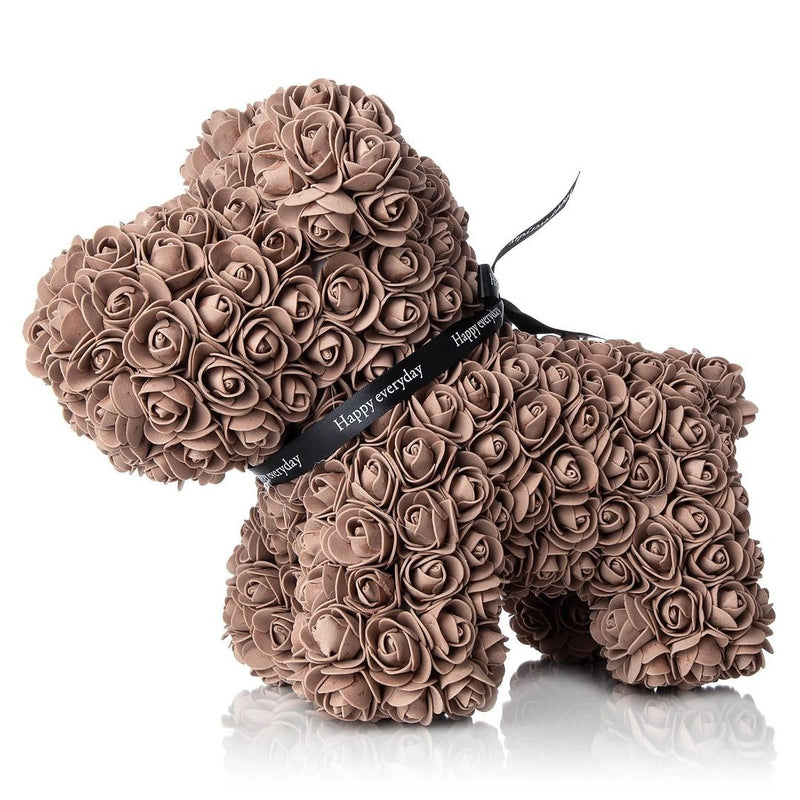 The Forever Handmade Rose Petal Puppy Furniture & Decor Brown - DailySale