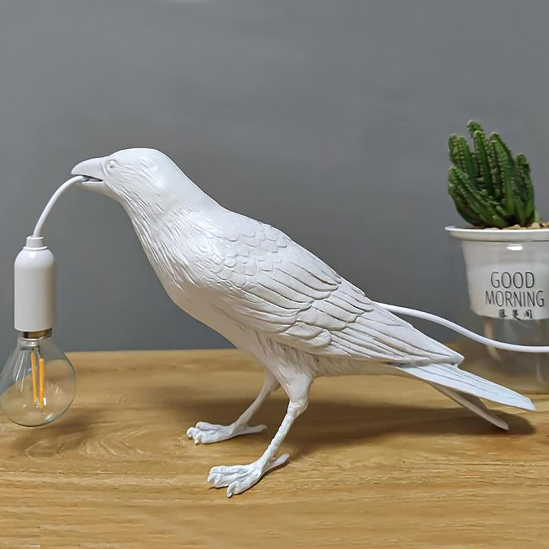 The Gothic Crow USB Port Lamp Holiday Decor & Apparel White - DailySale