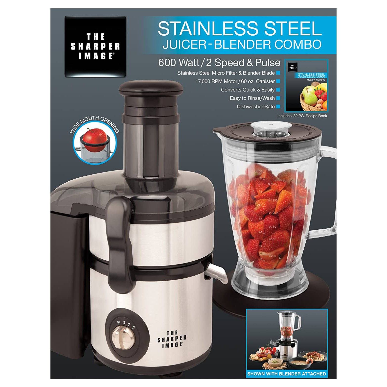 The Sharper Image Juicer-Blender Combo Kitchen & Dining - DailySale