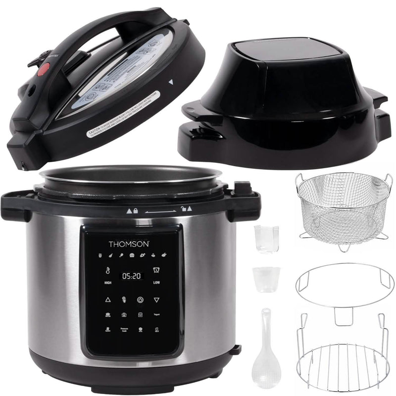 Thomson 9-in-1 Pressure, Slow Cooker, Air Fryer and More, with 6.5 QT Capacity Kitchen & Dining - DailySale