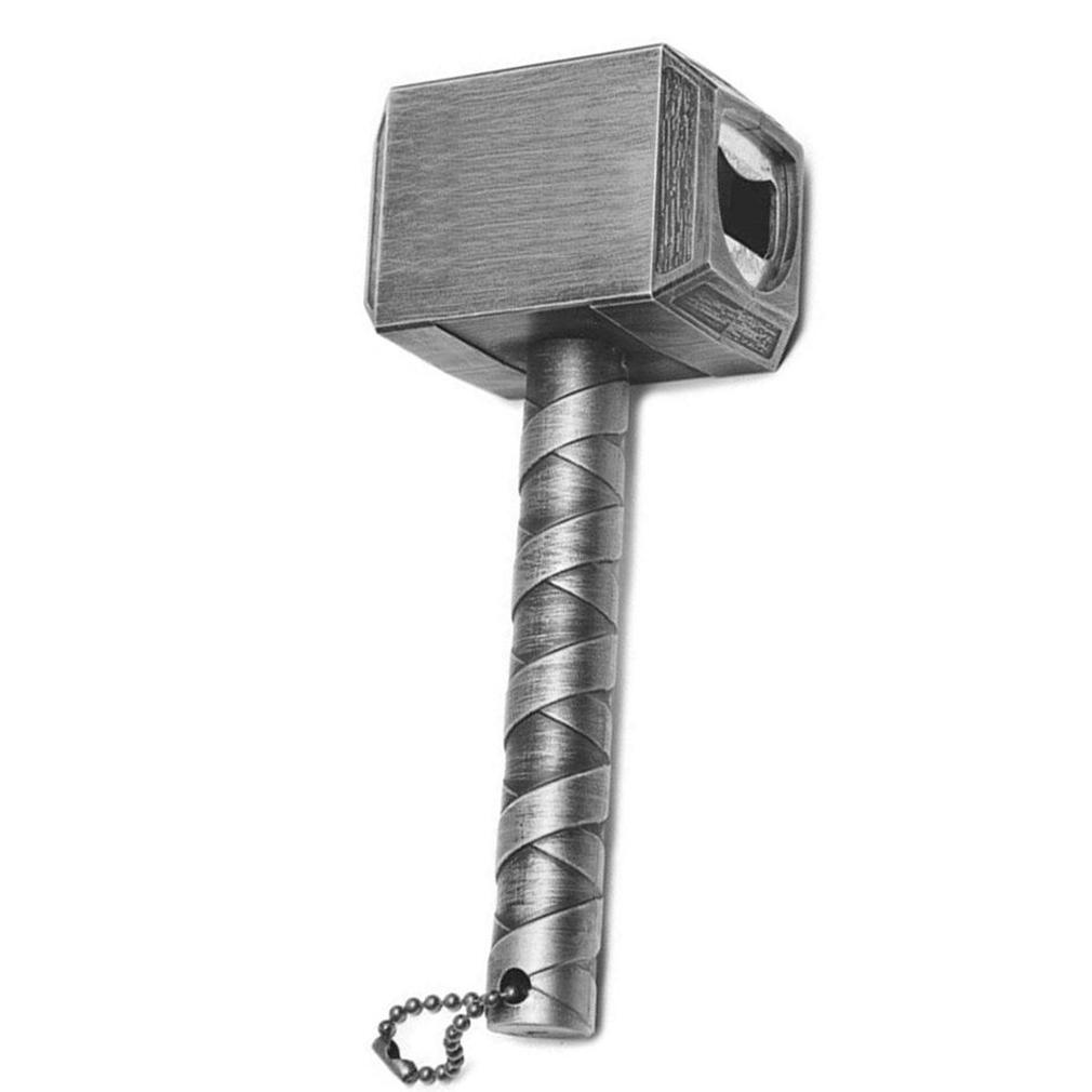 Thor Hammer Mjolnir Inspired Bottle Opener Kitchen Essentials Silver - DailySale