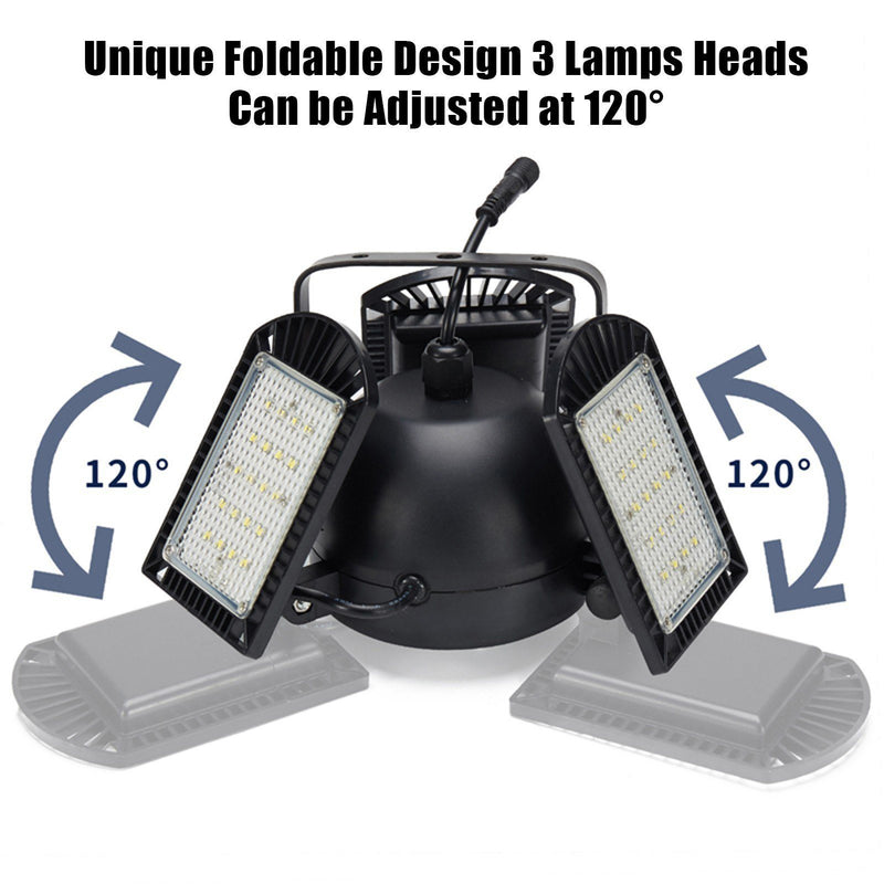 Three-Headed Adjustable LED Garage Light Outdoor Lighting - DailySale