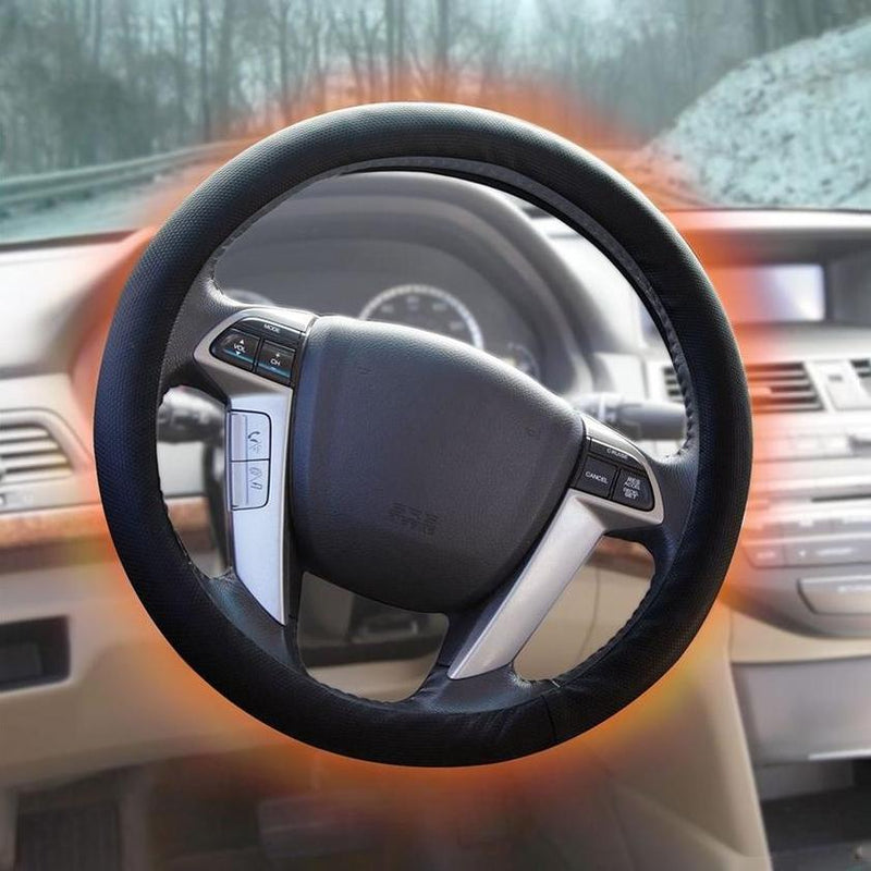 Tight Fit Heated Car Steering Wheel Cover Auto Accessories - DailySale
