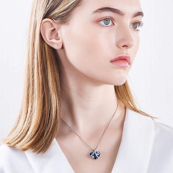 Titanic Heart Of The Ocean Sapphire Blue Swarovski Crystal Necklace Jewelry - DailySale