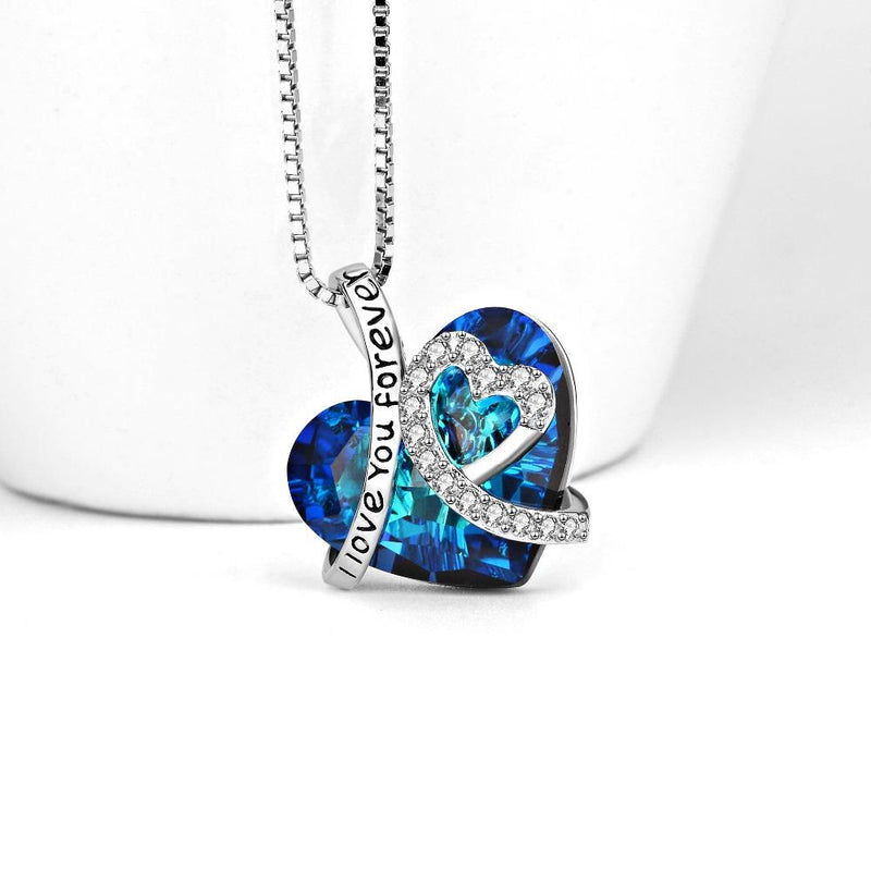 Titanic Heart Of The Ocean Sapphire Blue Swarovski Crystal Necklace Jewelry - DailySale
