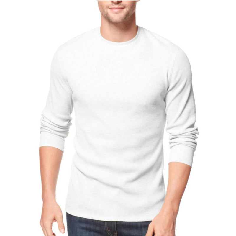 ToBeInStyle Men's Heavy Thermal Shirt Men's Tops White S - DailySale