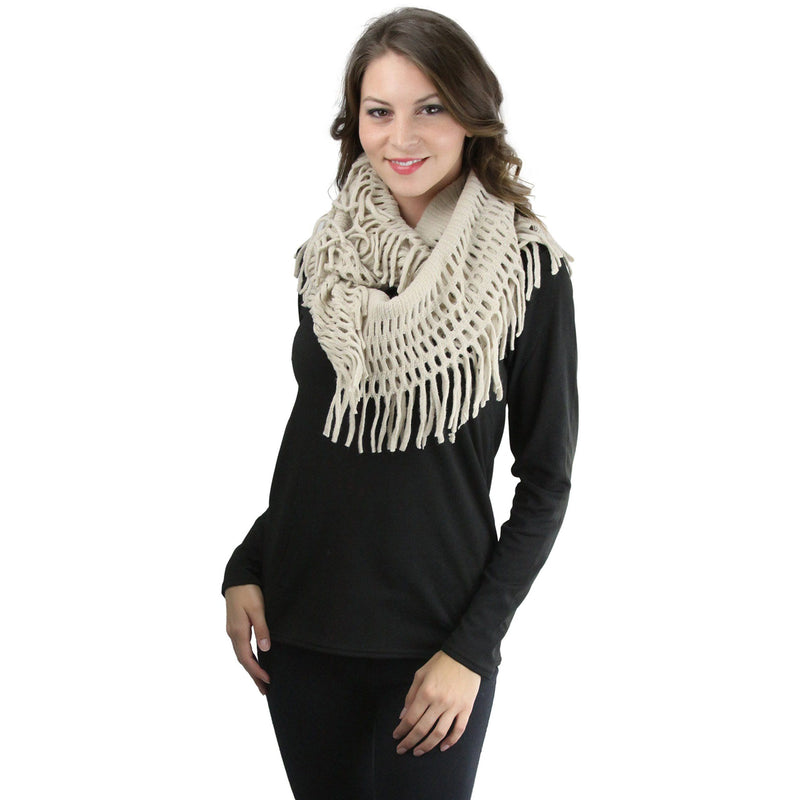 ToBeInStyle Women's Winter Knitted Infinity Scarves