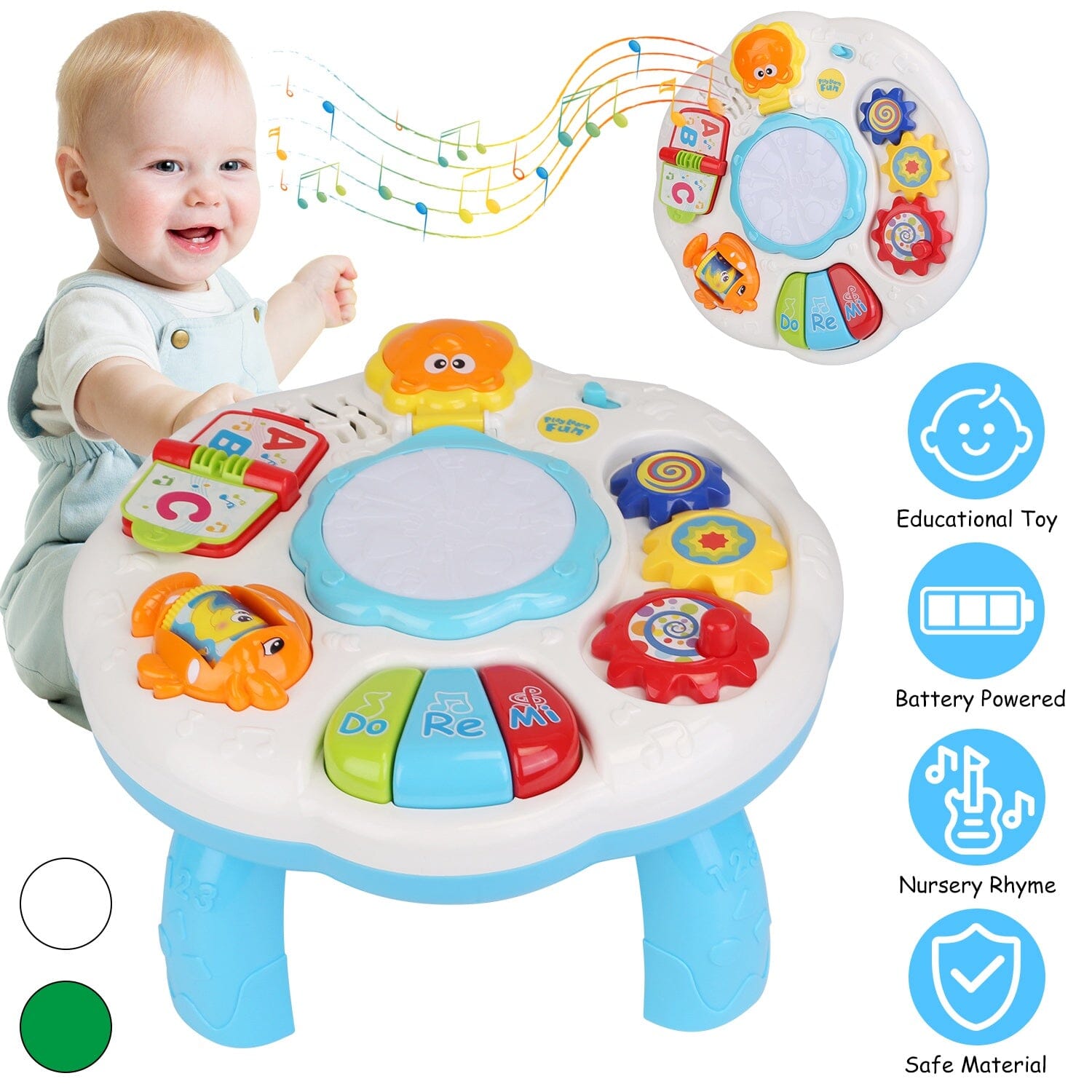 Toddler Musical Learning Table for 6+ Months Toys & Games - DailySale