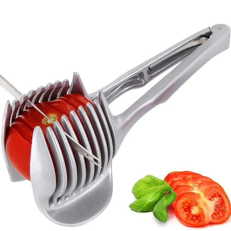 Hand-held Fruit Slicer Multi-function Cutter Tool Shreadders Lemon Cutting  Holder Cooking Tools Kitchen Accessories