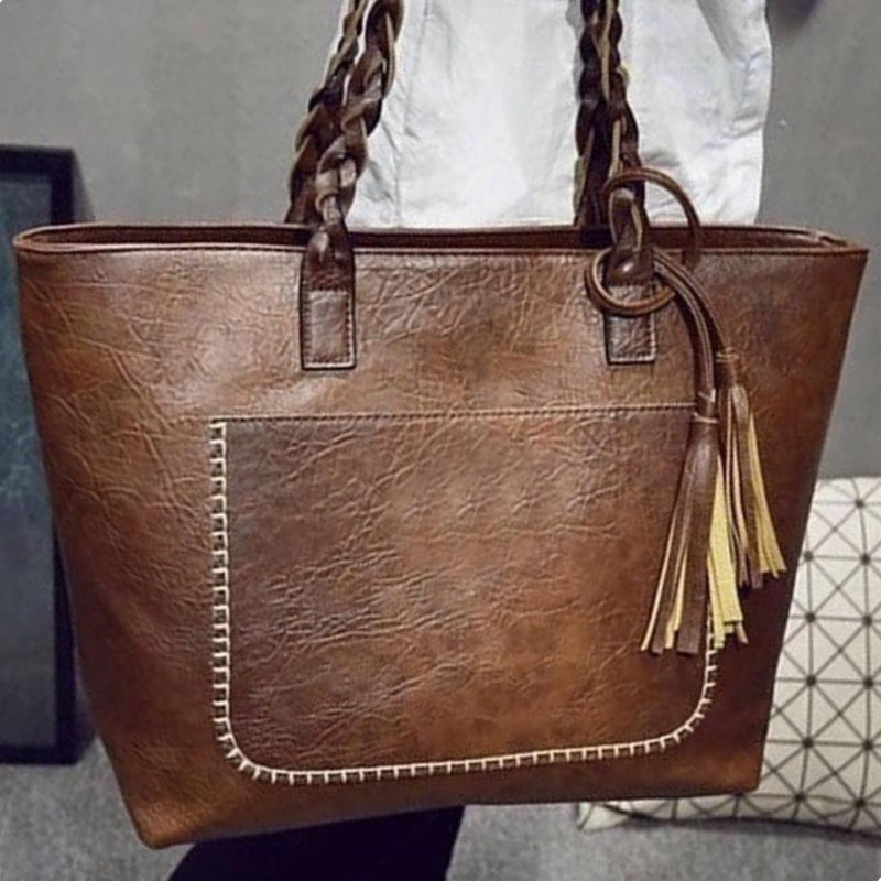 Tote Vintage Faux Women Leather Handbag Handbags & Wallets - DailySale