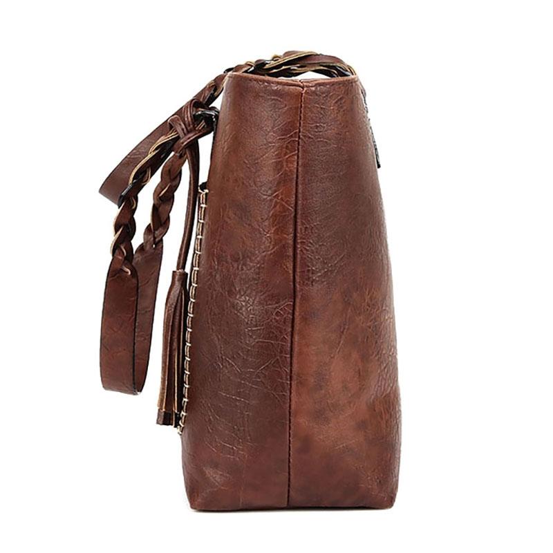 Tote Vintage Faux Women Leather Handbag Handbags & Wallets - DailySale
