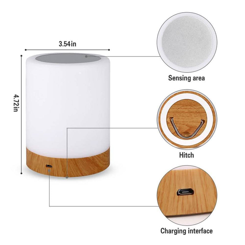 Touch Rechargeable LED Night Light Indoor Lighting - DailySale