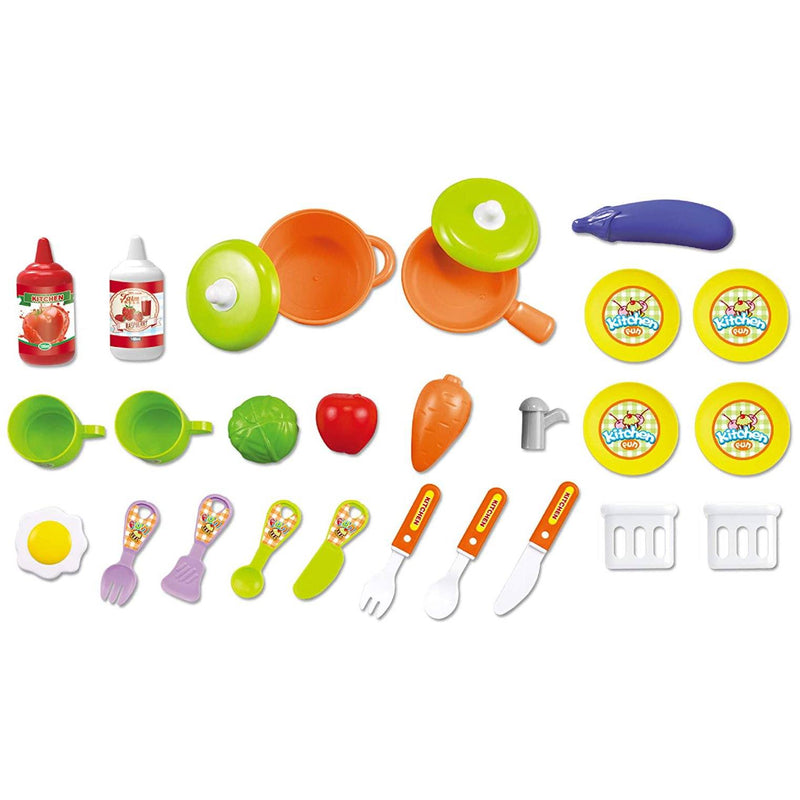 Toy Chef 2-in-1 Pretend Play Travel Set For Kids