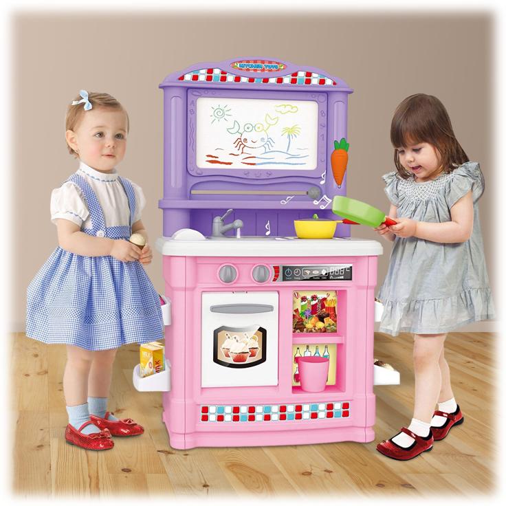 Toy Chef Kids Kitchen Toy Play-set Kitchen Toys & Hobbies - DailySale