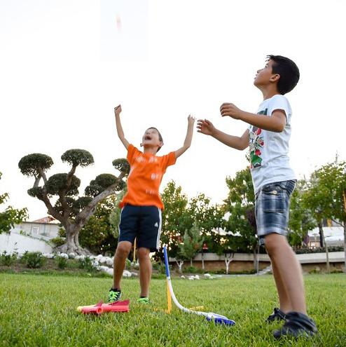 Toy Rocket Launcher for Kids with 4 Foam Rockets & Launch Stand Toys & Games - DailySale