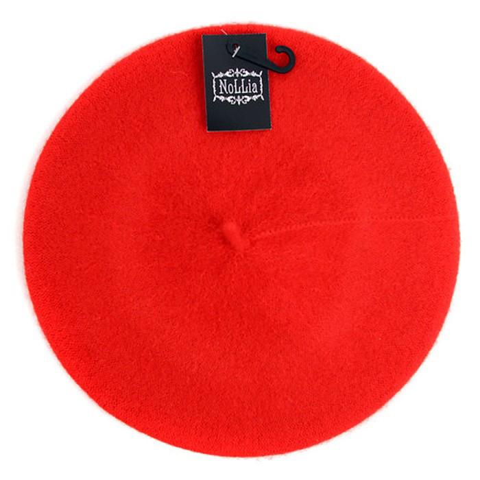 Traditional Women's Men's Solid Color Plain Wool French Beret One Size Women's Apparel Red - DailySale