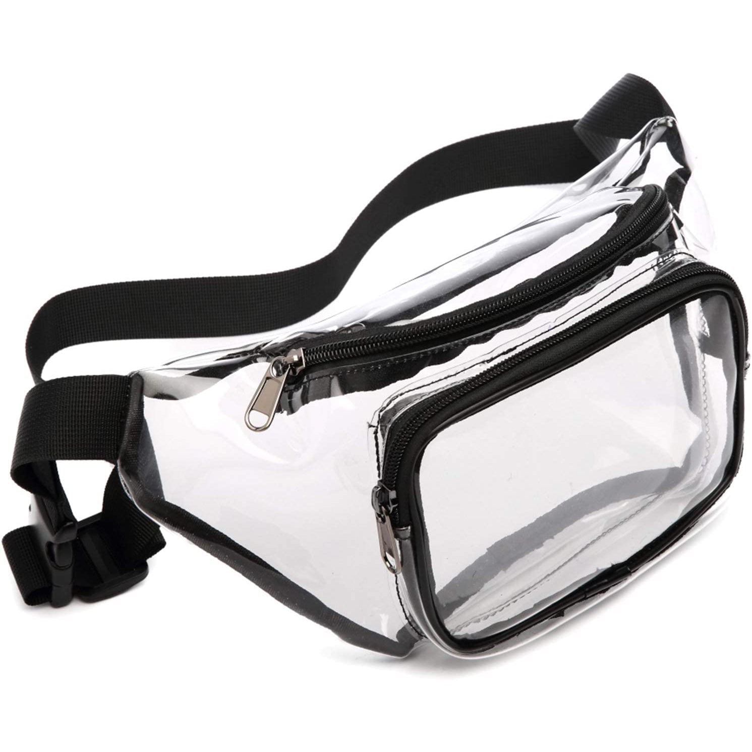 Transparent Waterproof Waist Bag Bags & Travel Black - DailySale