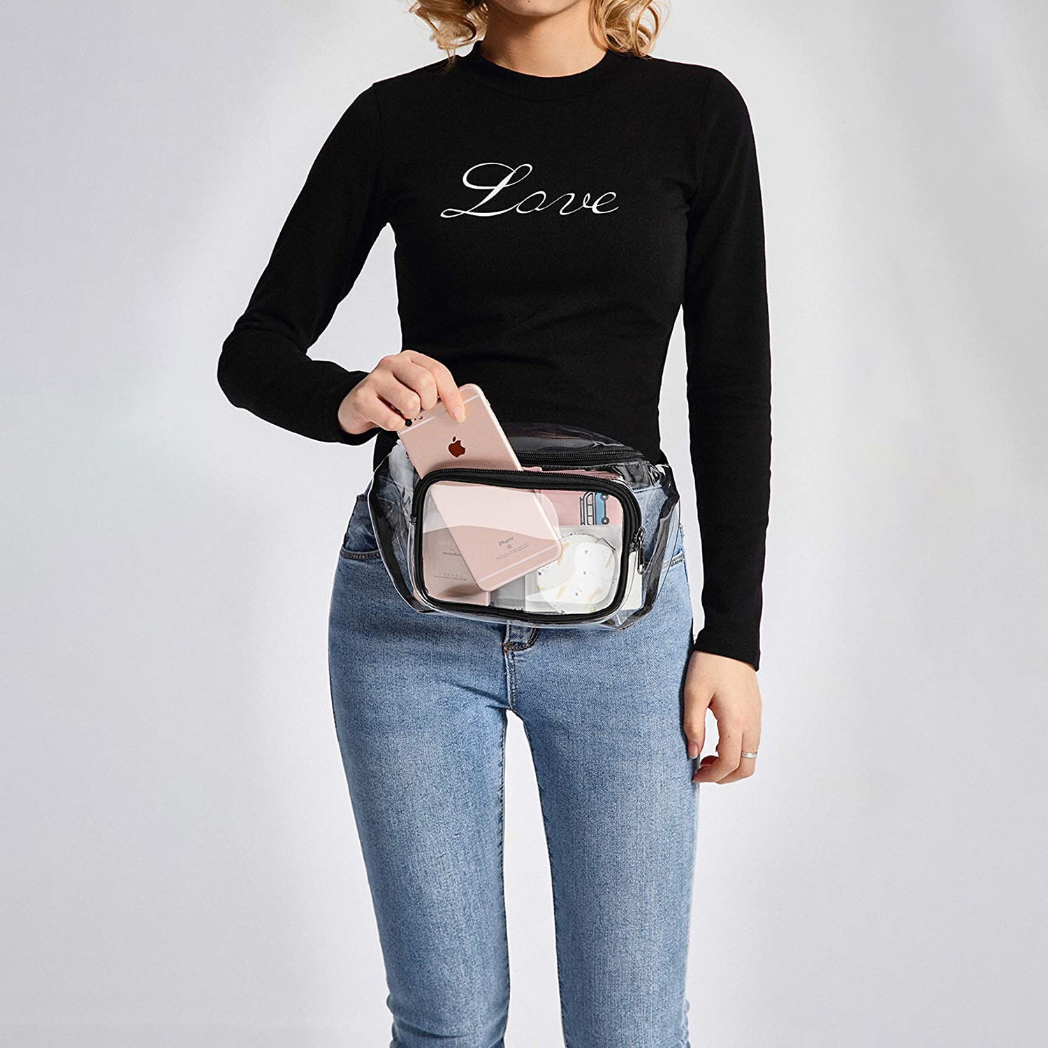 Transparent Waterproof Waist Bag Bags & Travel - DailySale