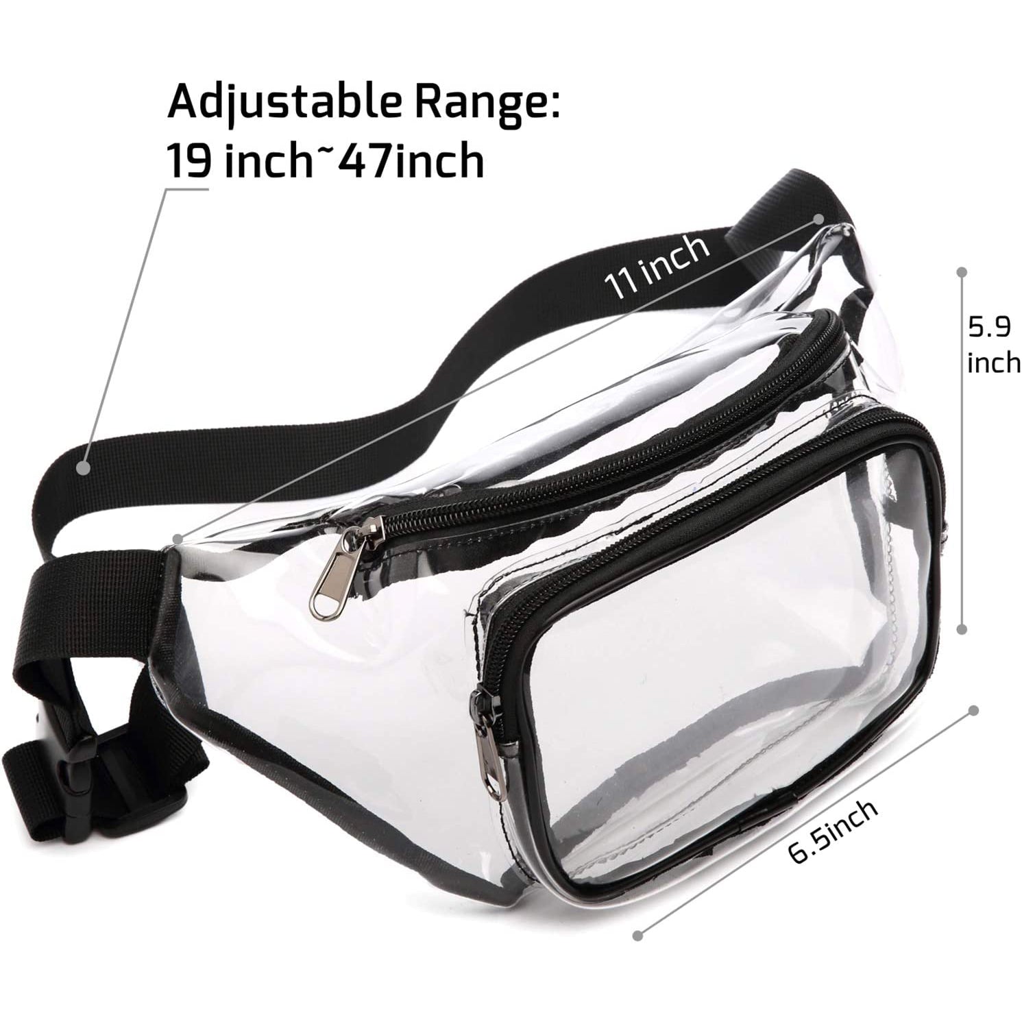 Transparent Waterproof Waist Bag Bags & Travel - DailySale