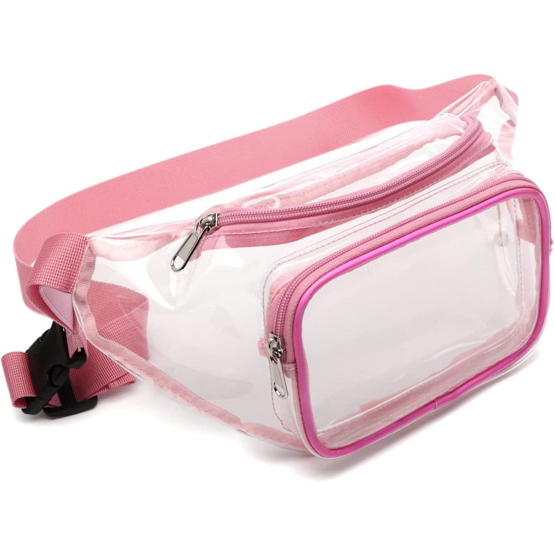 Transparent Waterproof Waist Bag Bags & Travel Pink - DailySale