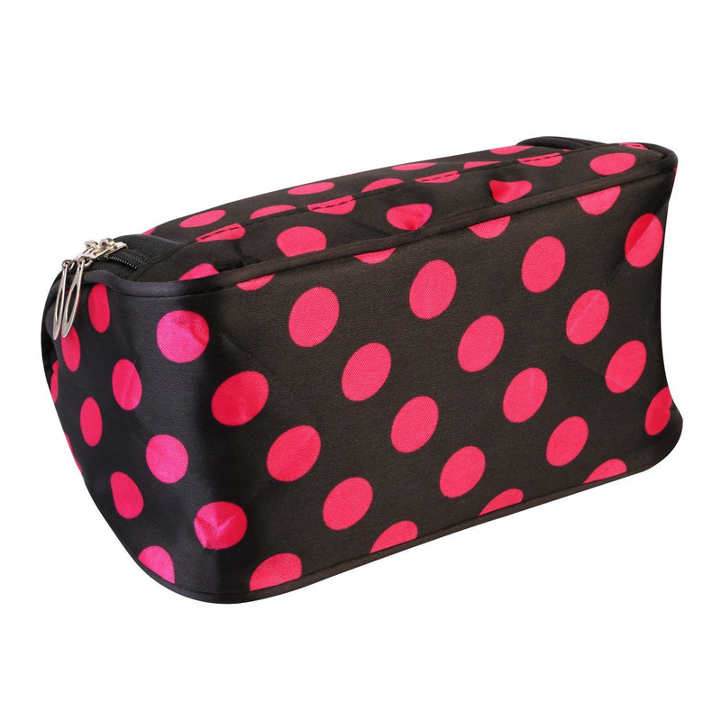 Travel Makeup Bag Portable Cosmetic Organizer with Cosmetic Mirror
