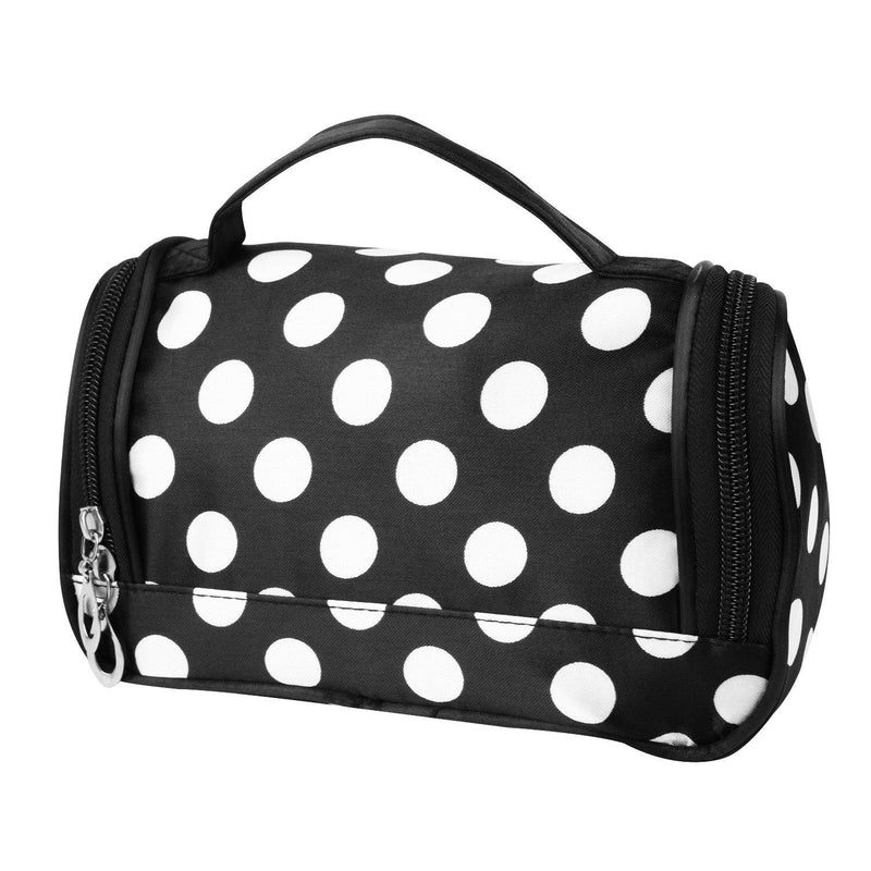 Travel Makeup Bag Portable Cosmetic Organizer with Cosmetic Mirror