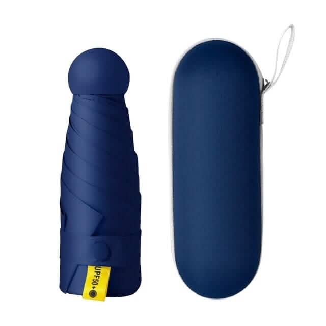 Travel Mini Umbrella for Purse Sports & Outdoors Blue - DailySale