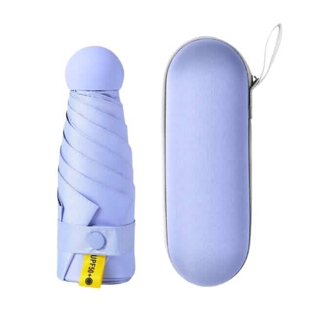 Travel Mini Umbrella for Purse Sports & Outdoors Purple - DailySale