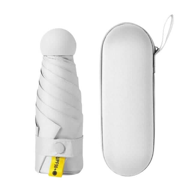 Travel Mini Umbrella for Purse Sports & Outdoors White - DailySale