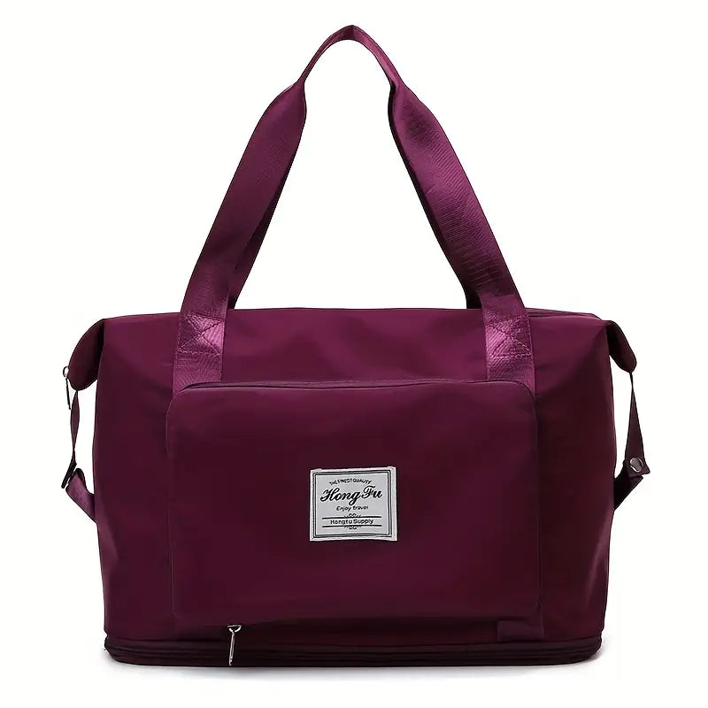 Travel Storage Zipper Handbag Bags & Travel Dark Purple - DailySale