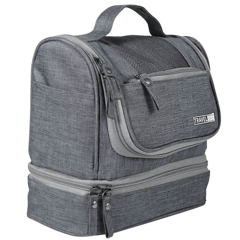 Travel Toiletry Cosmetic Bag Bags & Travel Gray - DailySale