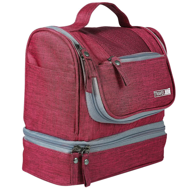 Travel Toiletry Cosmetic Bag Bags & Travel Red - DailySale