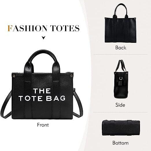 Trendy Leather Tote Bag Small Personalized Top Handle Crossbody Handbags Bags & Travel - DailySale