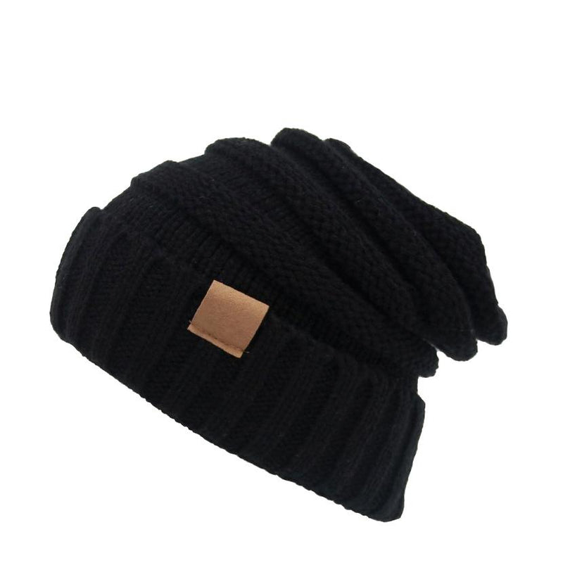 Trendy Warm Knitted Casual Fun Beanie Hat For Women Women's Shoes & Accessories Black - DailySale